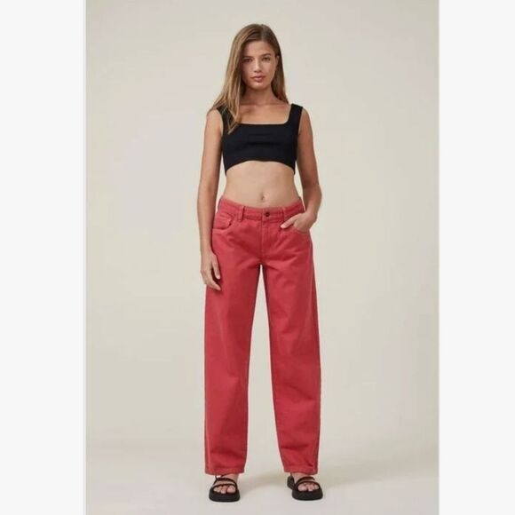 Cotton On Low Rise Straight Jeans Size 6 - Picture 1 of 5